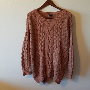 Express oversized knit sweater